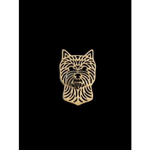 New trendy Norwich Terrier dog brooches and pins plated silver plated men brooches fashion jewelry hand of king
