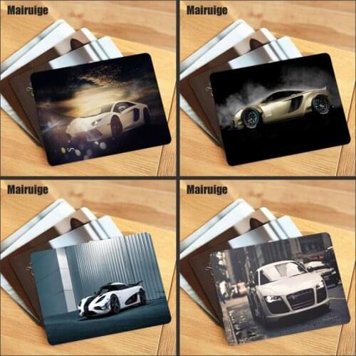 Mairuige Promotional cool sports car mouse pad rubber high quality non-slip table mat suitable for CSGO DOTA2