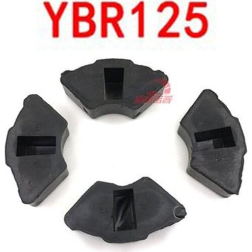 4pieces/set Motorcycle Buffer Rubber Bumper Block For Yamaha YBR125 YBR 125 125cc
