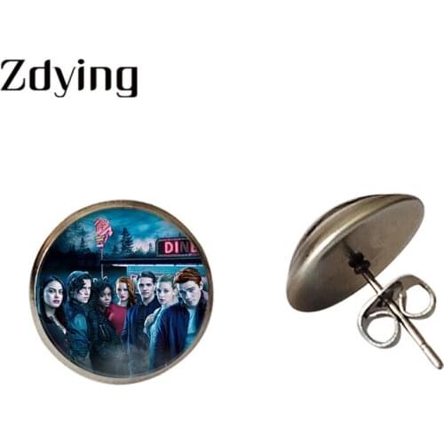 ZDYING Fashion Mysteries of Riverdale Stud Earrings Riverdale Earrings Jewelry For Trendy Men Woman RC001