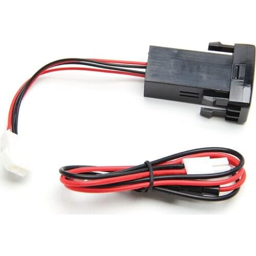 Universal USB Dual 2-port Car Charger In Car Socket Adapter 12V for toyota VIGO QW