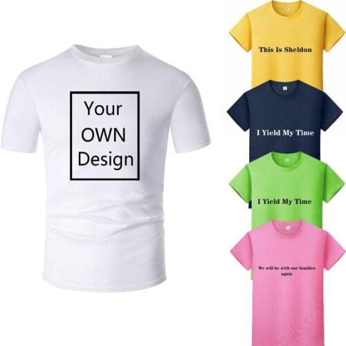 Your Own Design Words Logo Cotton T-Shirt This Is Sheldon Tee I Yield My Time Casual T-Shirt Adult Diy Short Sleeve Tee L321