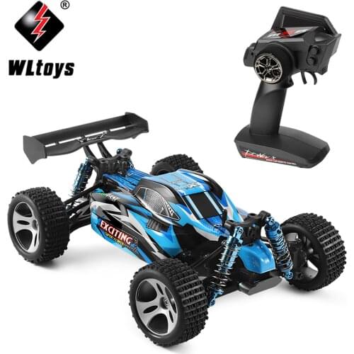 WLtoys 184011 2.4G 4WD RC Car 1/18 Brushless Motor Vehicle Models 30km/h High Speed Climbing Drift Off Road Toy