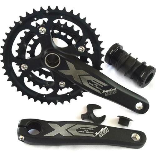 Jiankun 27 Speed Mountain Bike Crankset 104BCD Sprocket Chainring 22 32 44T Chain Wheel 170mm Crank Bottom Bracket Axis