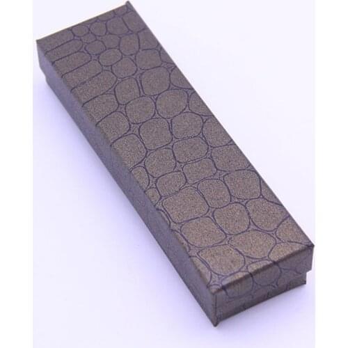 10 Piece Rectangle Cardboard Box for Necklace Bracelet Jewelry Wedding Christmas Holiday Birthday Gift