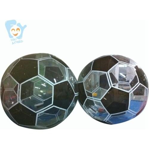 2m 0.80mm PVC Inflatable Water Walking Ball Zorb Aqua Soccer Football Design Diameter Germany Tizip Zipper