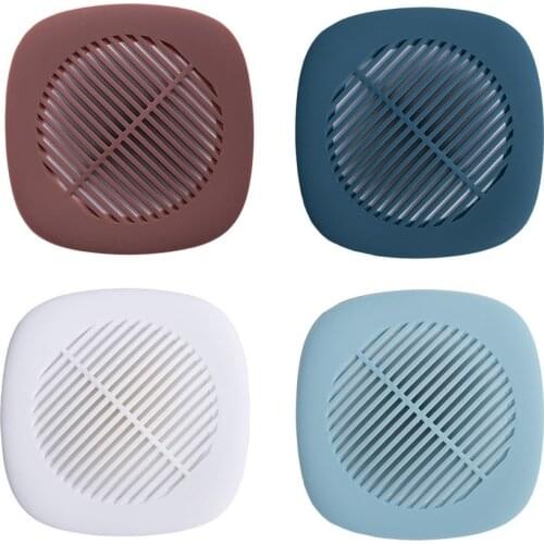 4pc Hair Catchers Silicone Sink Drain Strainer Shower Bathtub Floor Filter Water Stopper Rubber Kitchen Bathroom Deodorant Plug