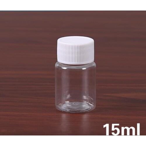 500pcs/lot) 15ml/15g Transparent PET Bottle,Pill Bottle, Packing Bottle, Plastic Bottle with aluminium foil pad SN2923