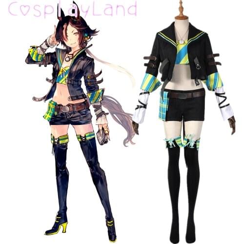 Anime Pretty Derby Vodka Uniform Cosplay Costume Halloween Party Outfit For Women Suit Role Play XS-XXL