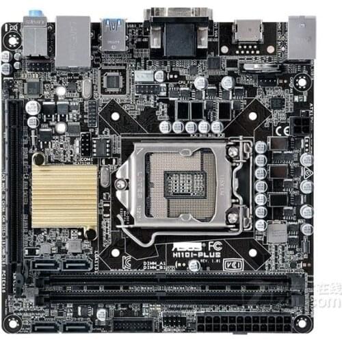 Used motherboard ASUS H110I-PLUS DDR4 Socket 1151 Desktop Mainboard DDR4 mainboard