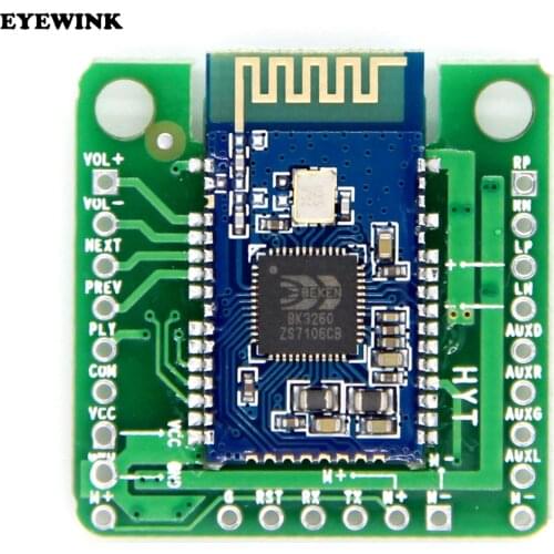Bluetooth V4.2 Audio Amplifier Board Stereo BK3260 Module Serial AT Command Renamed Dual Mode SPP Digital BLE Digital IOS