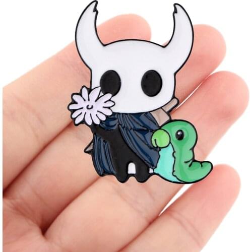 DZ1947 Game Hollow Knight Enamel Pins Brooches Woman Men Backpack Bags Badge Fashion Lapel Jewelry Kids Friends Birthday Gifts