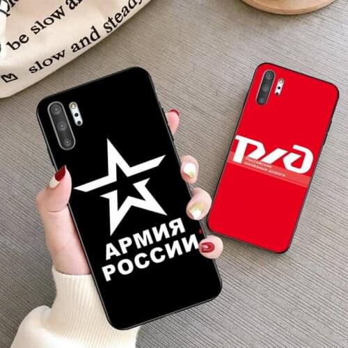 Russia Letter Phone Case For Samsung Galaxy Note20 ultra 7 8 9 10 Plus lite J8 Plus M21 M51 M30S M31