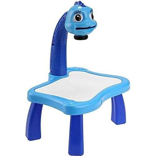 Child Learning Desk With Smart Projector Kids Painting Table Toy With Light Children Educational Tool Drawing Table