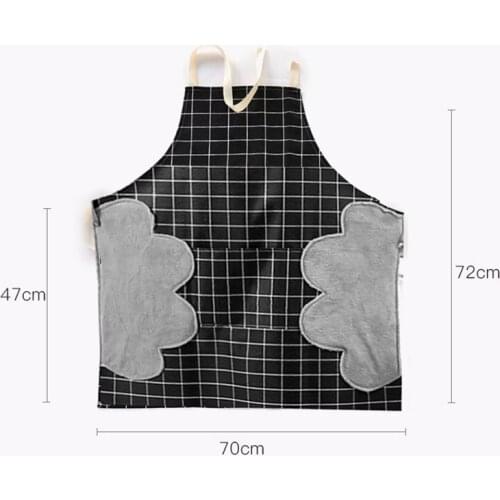 Apron Kitchen Waterproof for Woman Adjustable Sleeveless Work Bbq Accessories