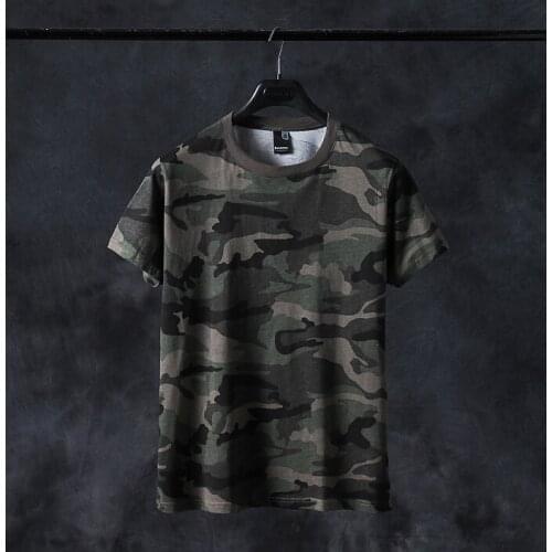 GANBU Mens Camouflage T-Shirts