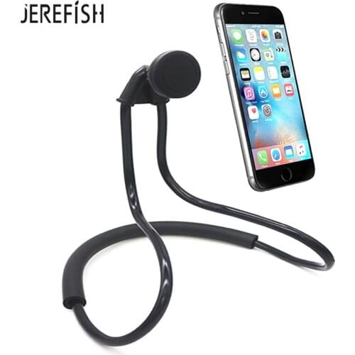 Magnet Lazy Hanging Neck Phone Stand Magnetic Necklace Cellphone Support Bracket for Samsung S9 Universal Holder for iPhone X 8