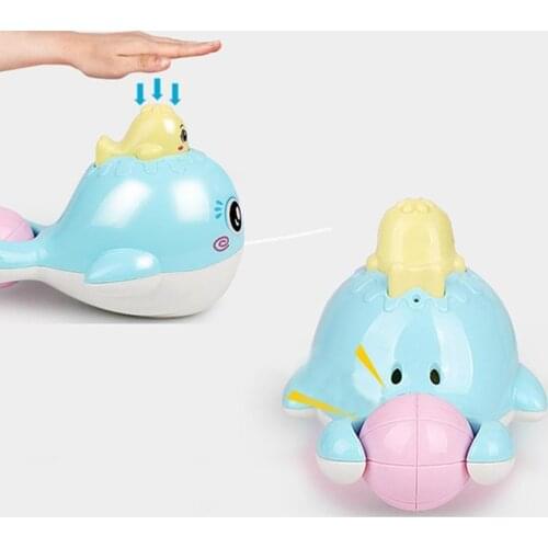Baby Infant Kids Bathing Cute Cartoon Whale Spray Water Shower Head Bathroom Toy Lovely cartoon whale design baby bath toys