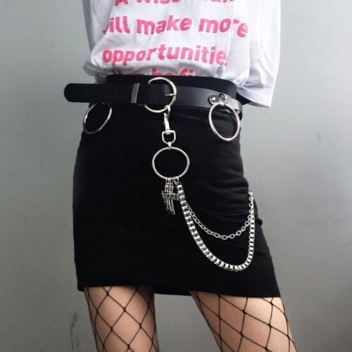 Fashion Cross Punk Trendy Belts Waist Chain Hip-hop Pants Trousers Chains Hot Men Women Hipsters Clothing Accessories Gifts