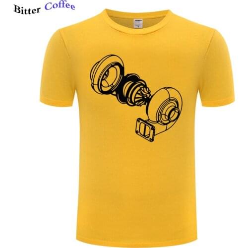 NEW Summer Men T-Shirt Exploded Turbo Car T Shirt Mens Adult Tops Clothing Crew Neck Tee Shirt Funny Print T-Shirts Plus Size