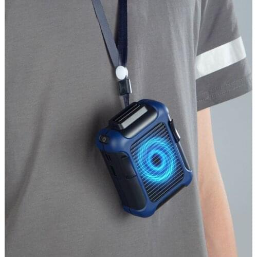 USB Mini Fan Rechargeable Waist Clip Fan with 3-Level Speed, Adjustable Wind Dir 95AC