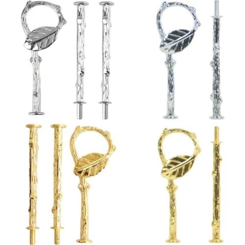 Cupcake Stand Handle,Vintage Cake Serving Tray Stand Handle Plate Hardware Fitting Holder for Party