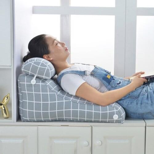 Bedside Cushions Lumbar Support Pillow Office Chair Sofa Pillow Sitting Cojines Decorativos Para Sofa Modern Home Decor 60KOA98