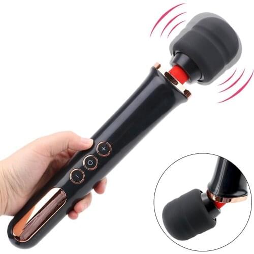 10 Frequency Lesbian Vagina Vibrator AV Stick Wand Body Massager Sex Toys for Women Magic Clit Stimulator Vibrator