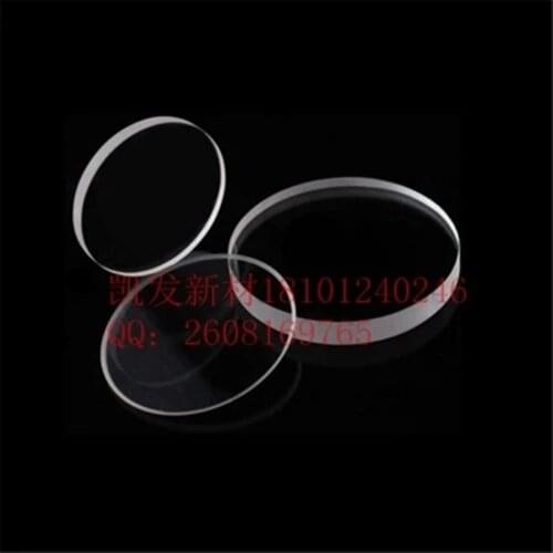 Sapphire Square-Al2O3 Single crystal substrate-D6.0*0.3mm-glasfolie-Epitaxial coating-double polishing