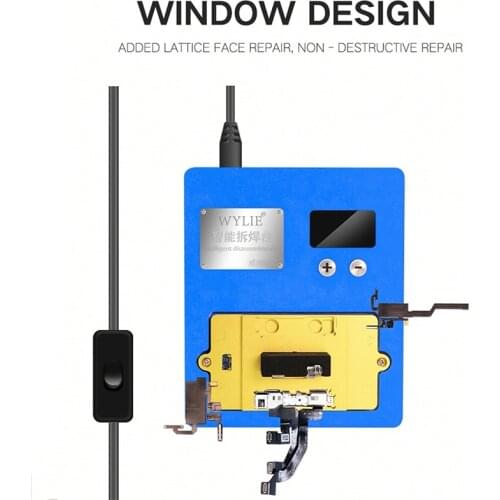 WYLIE K85 Desoldering Station For iPhone X XS XSMAX 11 11Pro 11Pro Max Motherboard Layered Bonding Face Dot Matrix Repair Tools