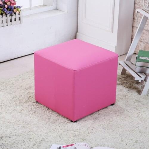 Shoe changing stool low stool small leather stool early education center sofa stool soft bag stool factory direct sales
