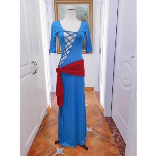 Bellydance oriental Belly baladi sandi Indian eastern Egyptian swing dance dancing costumes bra belt skirt dress robe set outfit