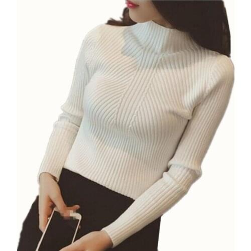 ZB1757 2020 Spring autumn new Korean version women thread inside knit sweater cheap wholesale Factory direct sale