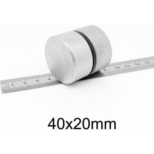 1/2PCS 40x20 mm Big Round Super Powerful Strong Magnetic Magnets 40mm x 20mm N35 40x20mm Disc Neodymium Magnet 40*20