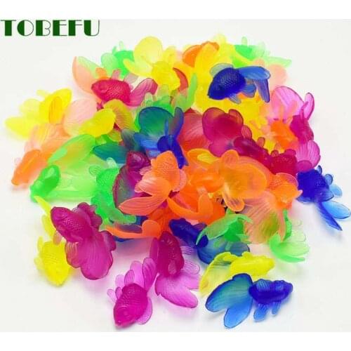 10Pcs/Set Kids Soft Rubber Gold Fish Baby Bath Toys for Children Simulation Mini Goldfish Water Toddler Fun Swimming Beach Gifts
