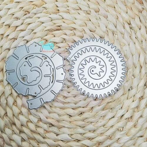 Cutting Dies cut die New Design Craft 2pcs flower rose decoration Scrapbooking Album Paper Card Craft Embossing Die Cuts