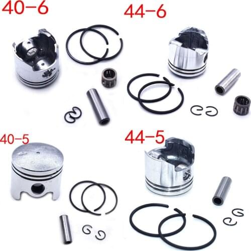 49CC 2 Stroke Air Cooling 49CC Engine Parts 44mm Piston 10mm Pin Ring Set fit for 44-5 44-6 Mini ATV moto