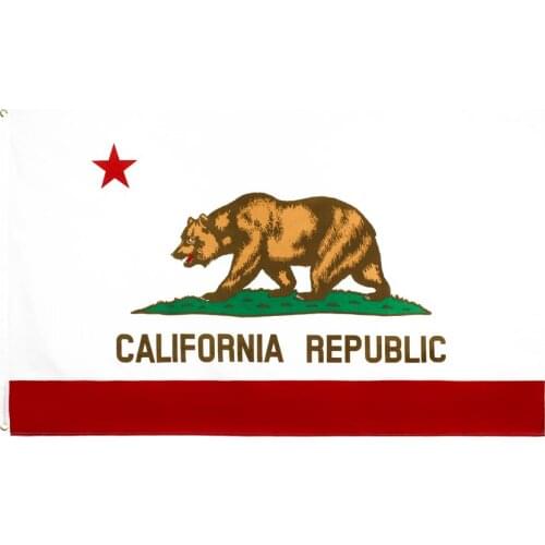 90*150cm us usa state bear california flag