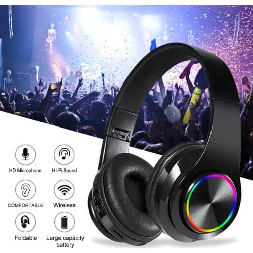 B39 Wireless Headphone Stereo High-quality Earphone HiFi Powerful Bass Stereo Sound Headsets For Smart Device Support Dropship