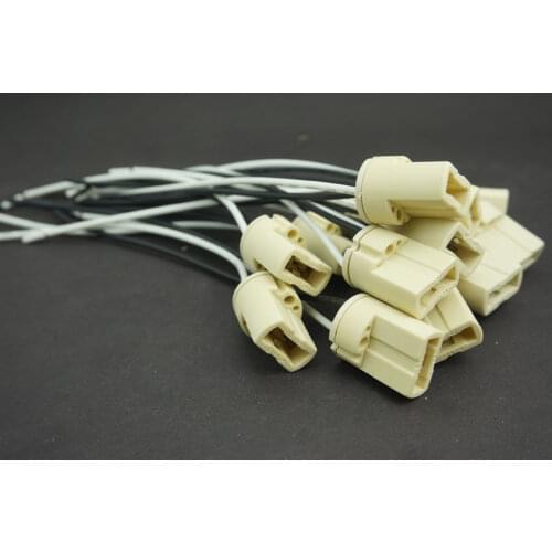 G9 Base Ceramic Lamp Holder Socket Cable, Halogen LED Bulb Down Light Fitting