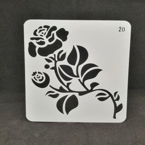 Flower Layering Stencils Drawing Color Spray stencil DIY Scrapbook photo album Decorative Embossing DIY Card Crafts