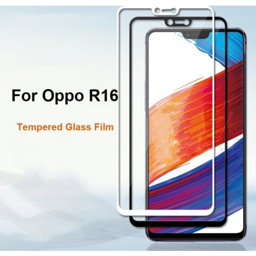 For Oppo R16 High Quality Explosion-proof Tempered Glass Full Cover Screen Protector Film OppoR16 White Black Color Glass Film