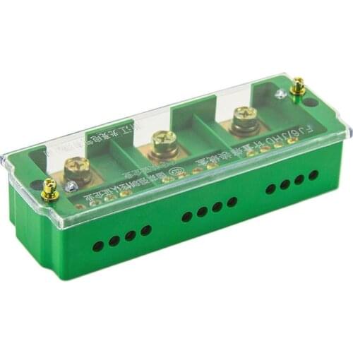FJ6 Three phase three in twelve out Wire terminal splitter terminal box distribution box adapter junction box 3 input 12output