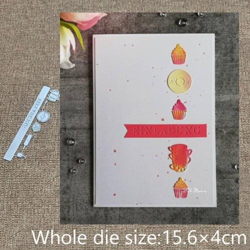 XLDesign Craft Metal stencil mold Cutting Dies Cake desserts decoration scrapbook die cuts Album Paper Card Craft Embossing