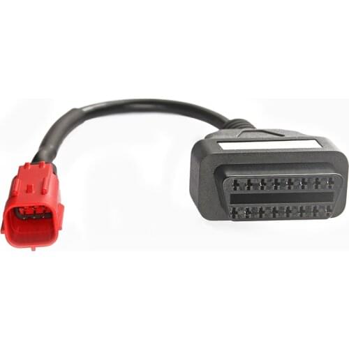 6 To 16 Pin Motorcycle Diagnostic Tools OBD Adapters Autocycle OBD2 Extension Cables For DL650 SV650 GSX-R