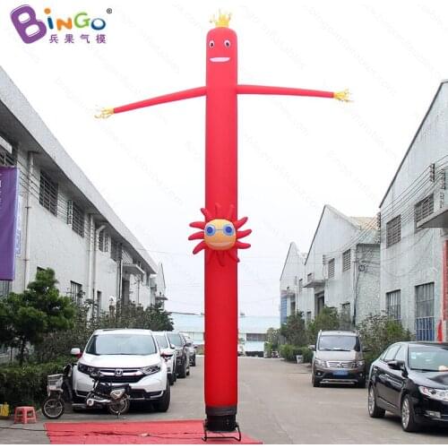 Personalized 6 meters red air dancer inflatable / car wash inflatable air dancer / inflatable advertising air dancer toys