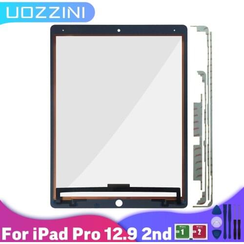 Touch Replacement For iPad Pro 12.9" 2nd A1670 A1671 Screen Touch Panel Digitizer Black White 100% Tested Tool Frame Glue