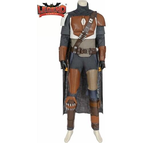 SW Mandalorian Cosplay Costume Crisis on Infinite Earth Pedro Pascal Soldier Warrior Helmet PVC Masquerade