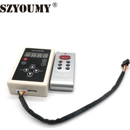 SZYOUMY Hot sale 6803 RF Controller 133 Change for Dream Magic Color Chasing 5050 RGB LED Strip