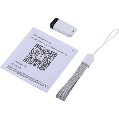 Universal Remote Control Mobile Infrared Transmitter Android Mobile Phone Learning OTG Smart Remote Control IR ONLENY White